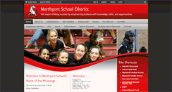 Desktop Screenshot of northportschools.org
